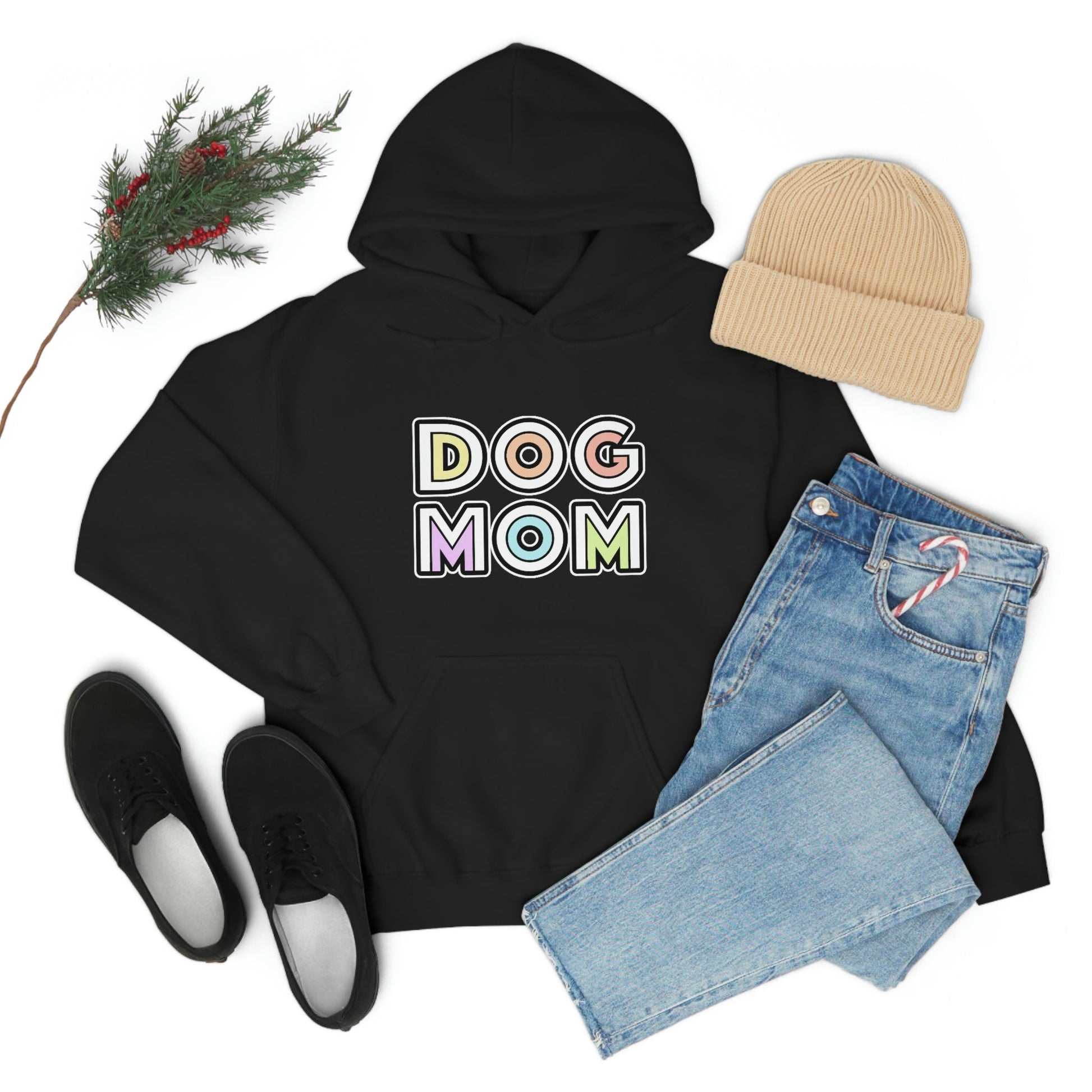 Dog Mom Retro | Hooded Sweatshirt - Detezi Designs-23068033260876000218