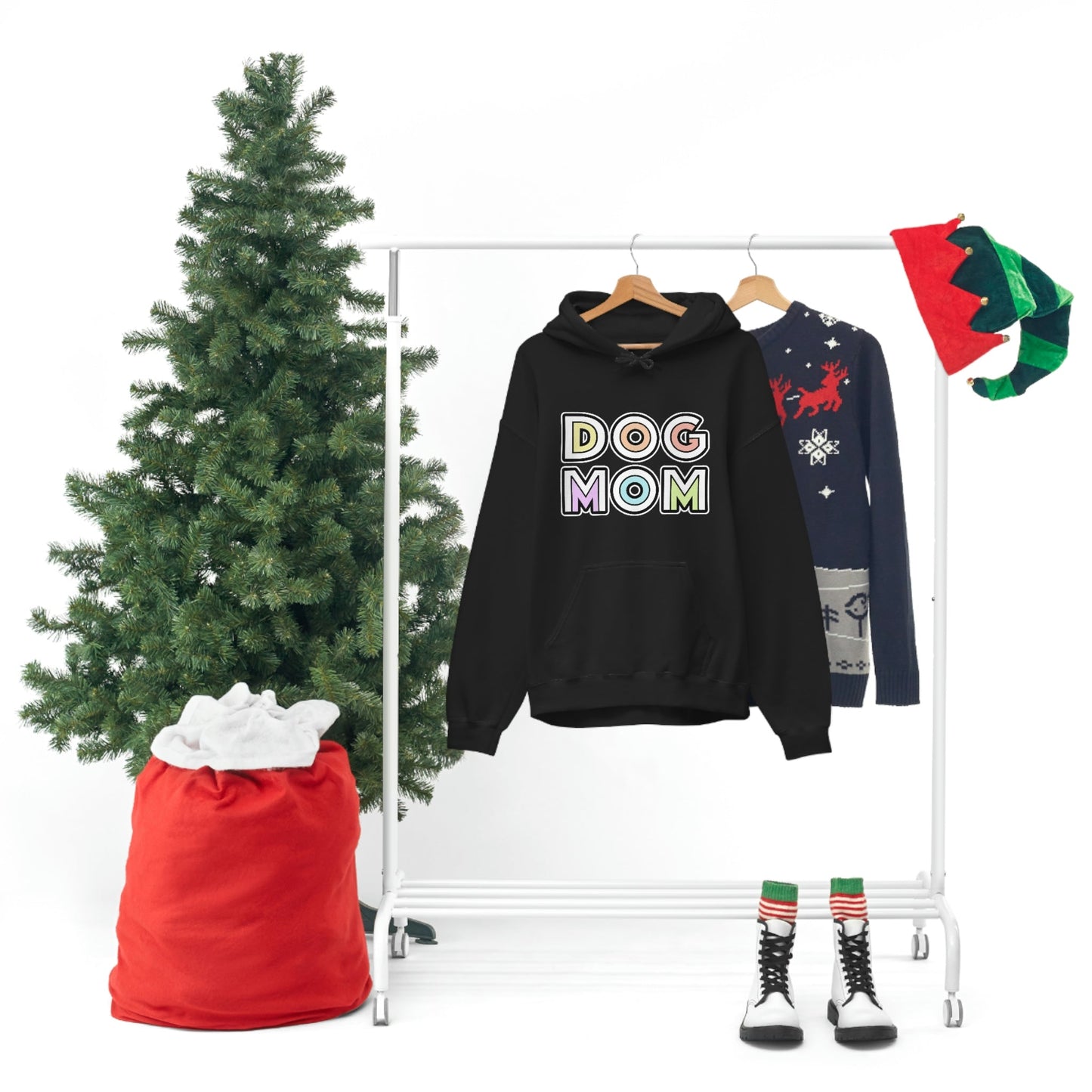 Dog Mom Retro | Hooded Sweatshirt - Detezi Designs-23068033260876000218