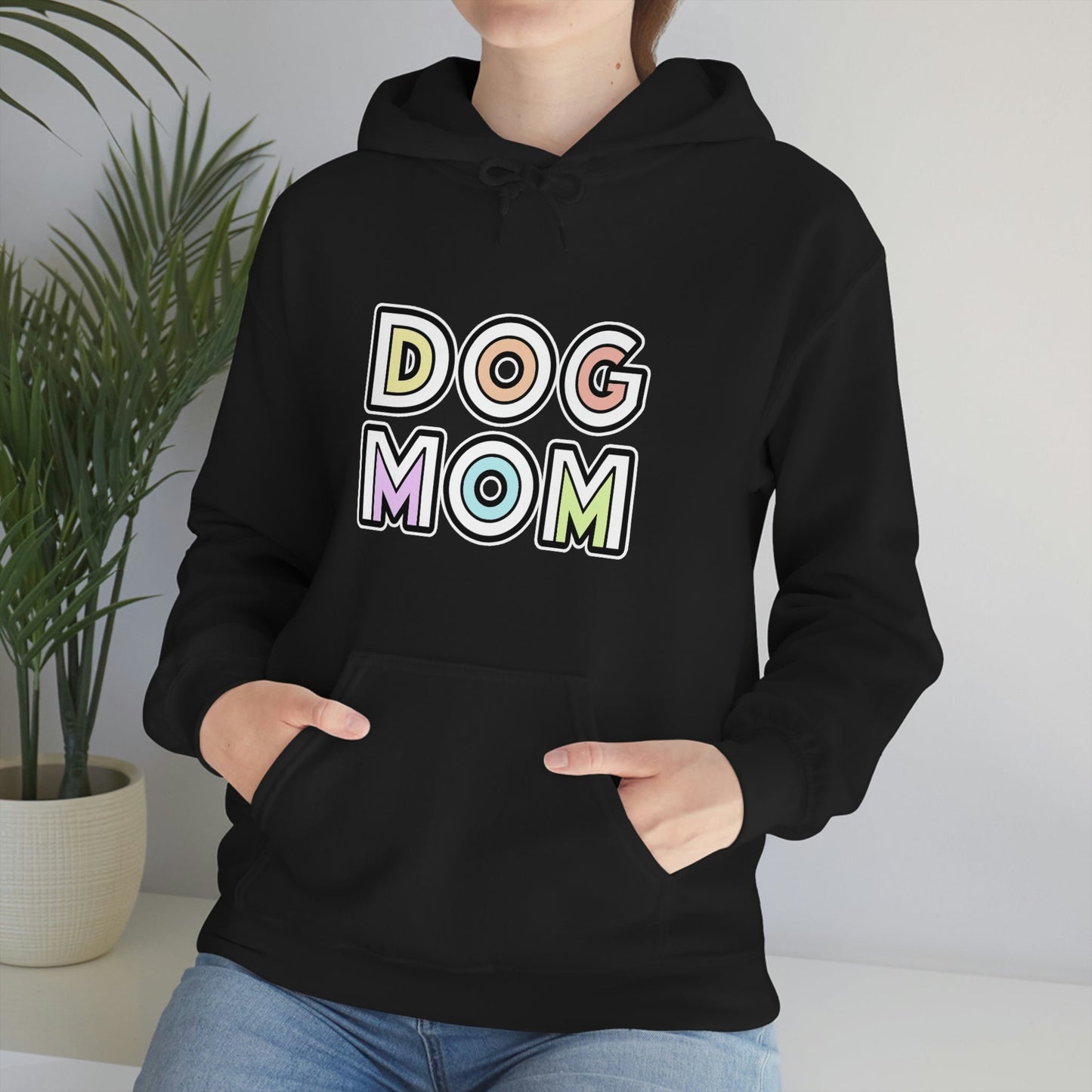 Dog Mom Retro | Hooded Sweatshirt - Detezi Designs-23068033260876000218