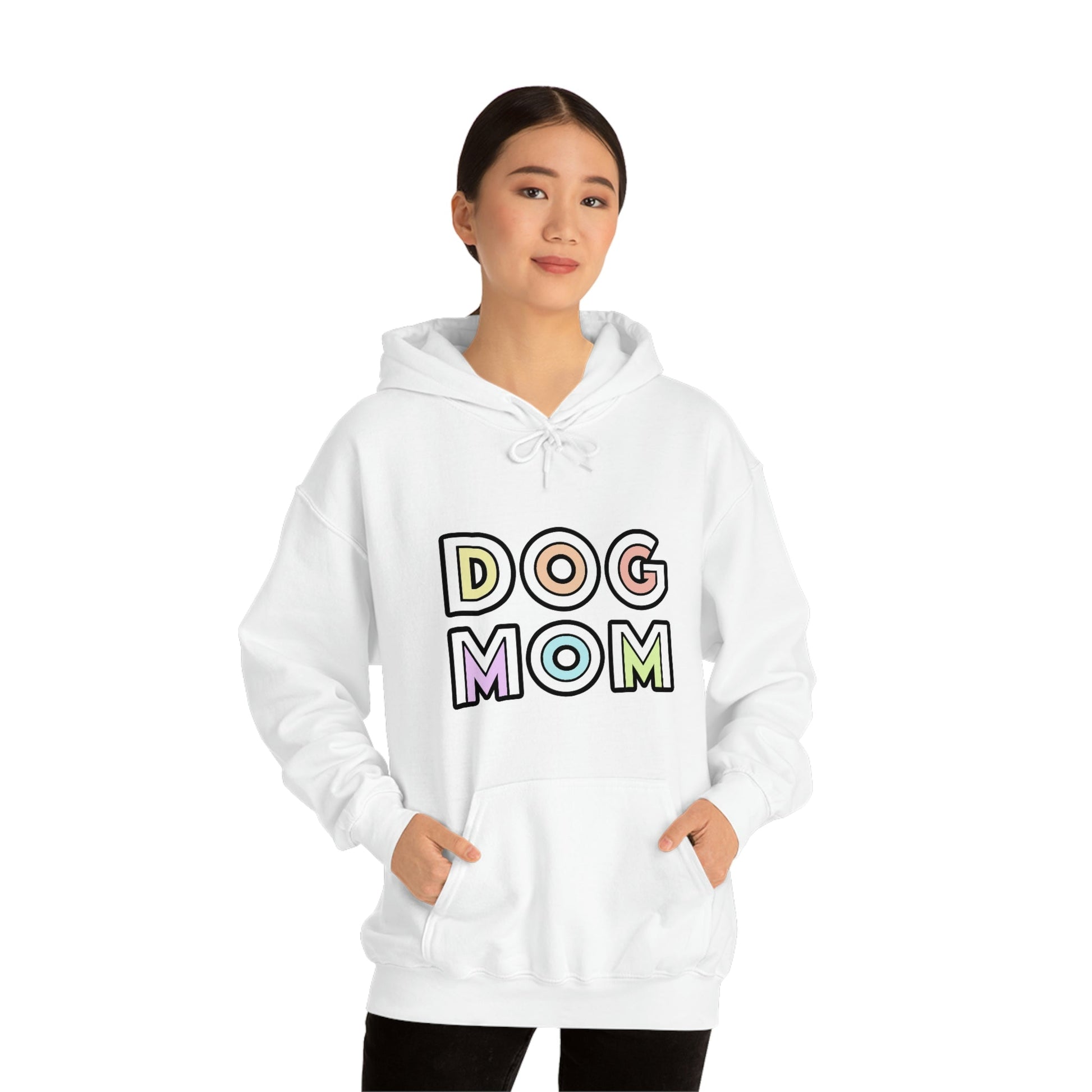 Dog Mom Retro | Hooded Sweatshirt - Detezi Designs-32335496316125823068