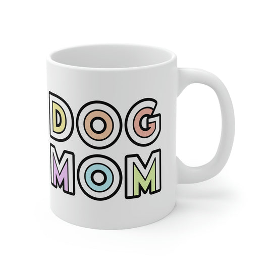 Dog Mom Retro | Mug - Detezi Designs-15962318205563580562