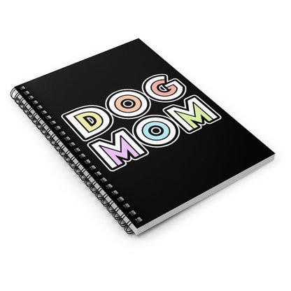 Dog Mom Retro | Notebook - Detezi Designs-3737691866