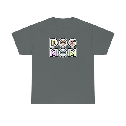 Dog Mom Retro | Text Tees - Detezi Designs-11170581190433639556