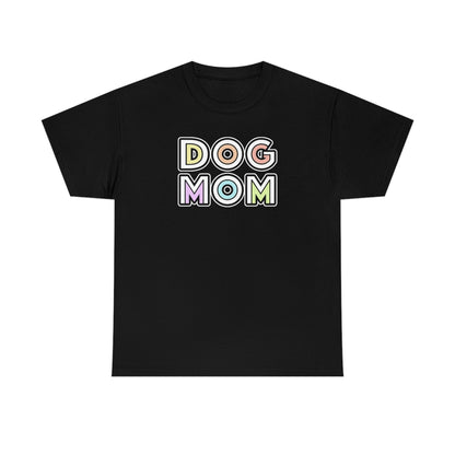 Dog Mom Retro | Text Tees - Detezi Designs-14021821367292638522