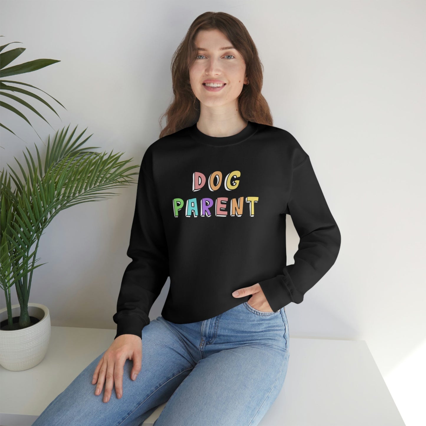 Dog Parent | Crewneck Sweatshirt - Detezi Designs-29299848445875443742