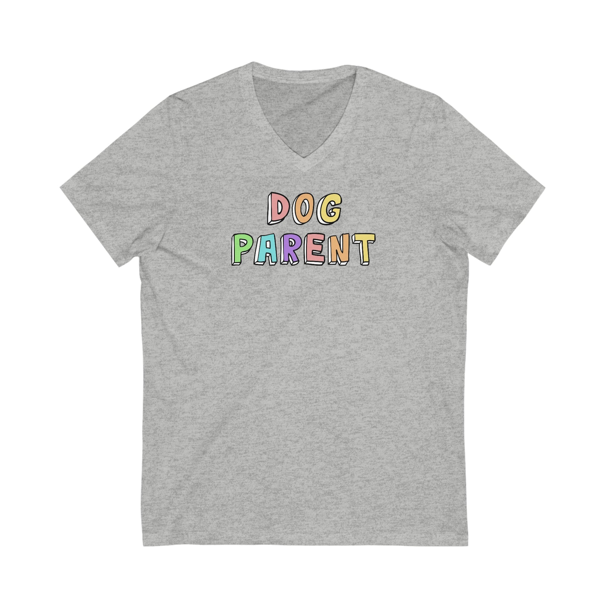 Dog Parent | Unisex V-Neck Tee - Detezi Designs-19862687935503877257