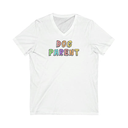 Dog Parent | Unisex V-Neck Tee - Detezi Designs-20577164513578425840