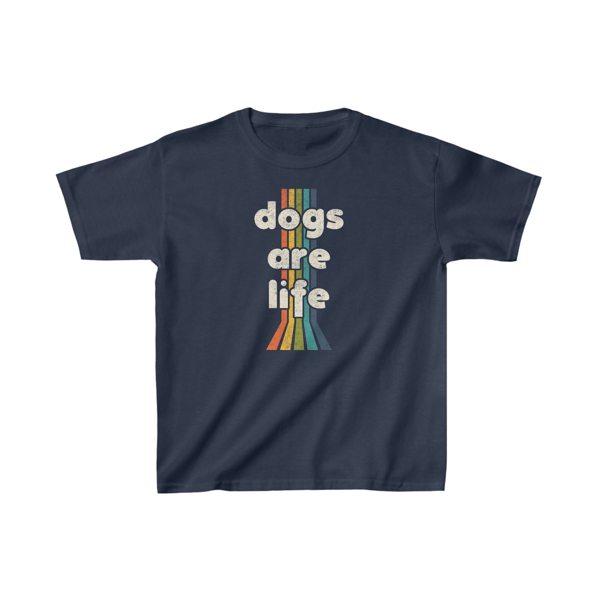 Dogs Are Life | **YOUTH SIZE** Tee - Detezi Designs-24523651351757831451