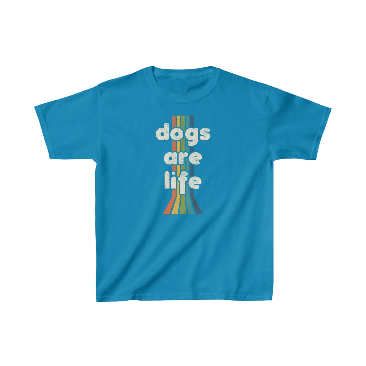 Dogs Are Life | **YOUTH SIZE** Tee - Detezi Designs-40415089858563591871