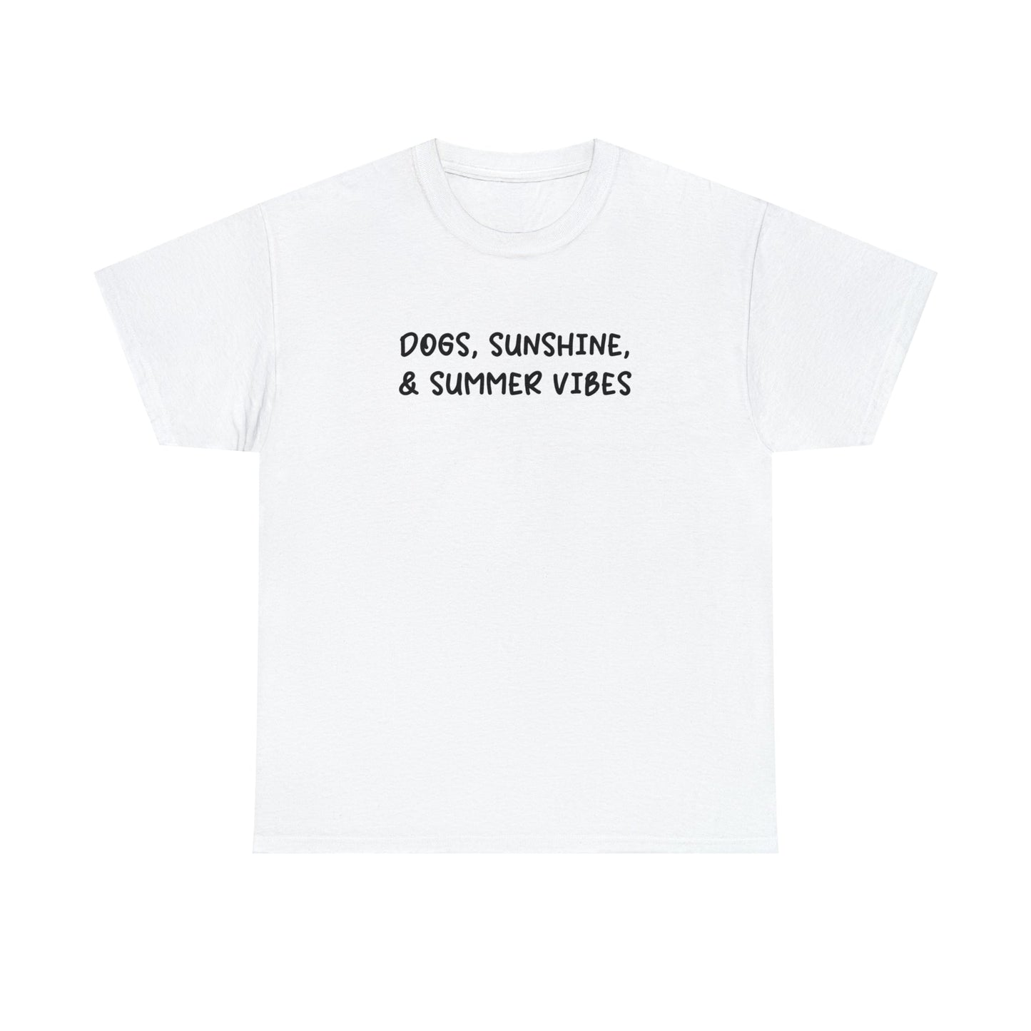 Dogs, Sunshine, And Summer Vibes | Text Tees - Detezi Designs-12403796364218196425