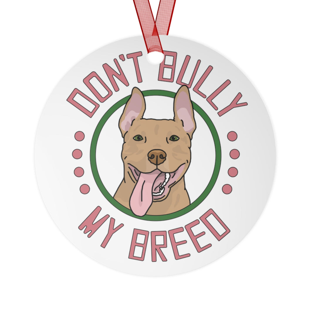 Don't Bull My Breed - Bunny Ears | 2023 Holiday Ornament - Detezi Designs-20847839335645712299
