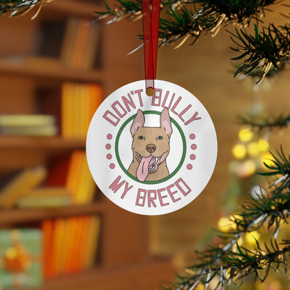 Don't Bull My Breed - Bunny Ears | 2023 Holiday Ornament - Detezi Designs-20847839335645712299