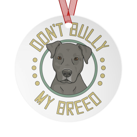 Don't Bull My Breed - Floppy Ears | 2023 Holiday Ornament - Detezi Designs-22536558479413788110