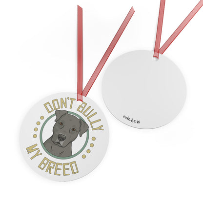 Don't Bull My Breed - Floppy Ears | 2023 Holiday Ornament - Detezi Designs-22536558479413788110