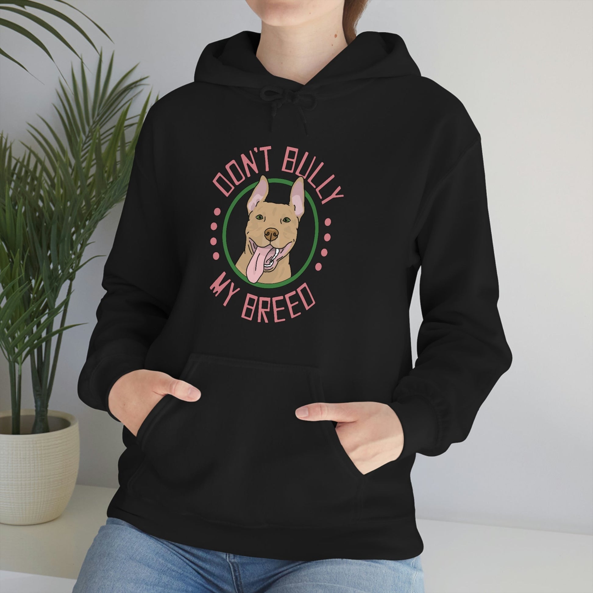 Don't Bully My Breed - Bunny Ears | Hooded Sweatshirt - Detezi Designs-31838728390708615411