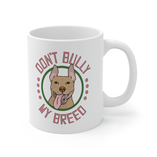 Don't Bully My Breed - Bunny Ears | Mug - Detezi Designs-31017269129043994490