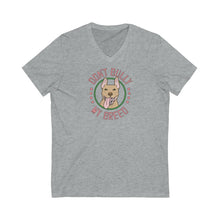 Load image into Gallery viewer, Don&#39;t Bully My Breed - Bunny Ears | Unisex V-Neck Tee - Detezi Designs-11878879701549122044
