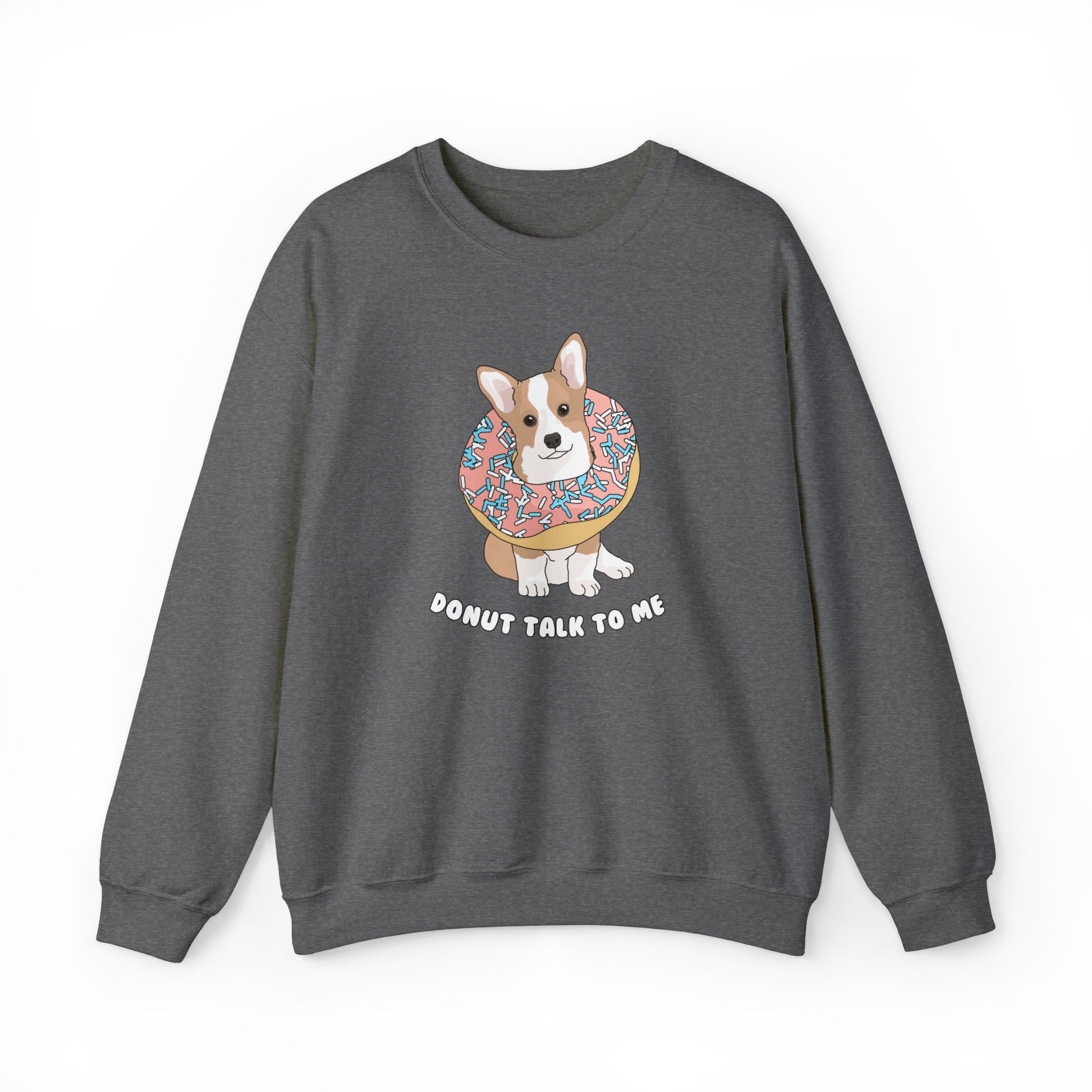 Donut Talk To Me | Crewneck Sweatshirt - Detezi Designs-27237211598314268363