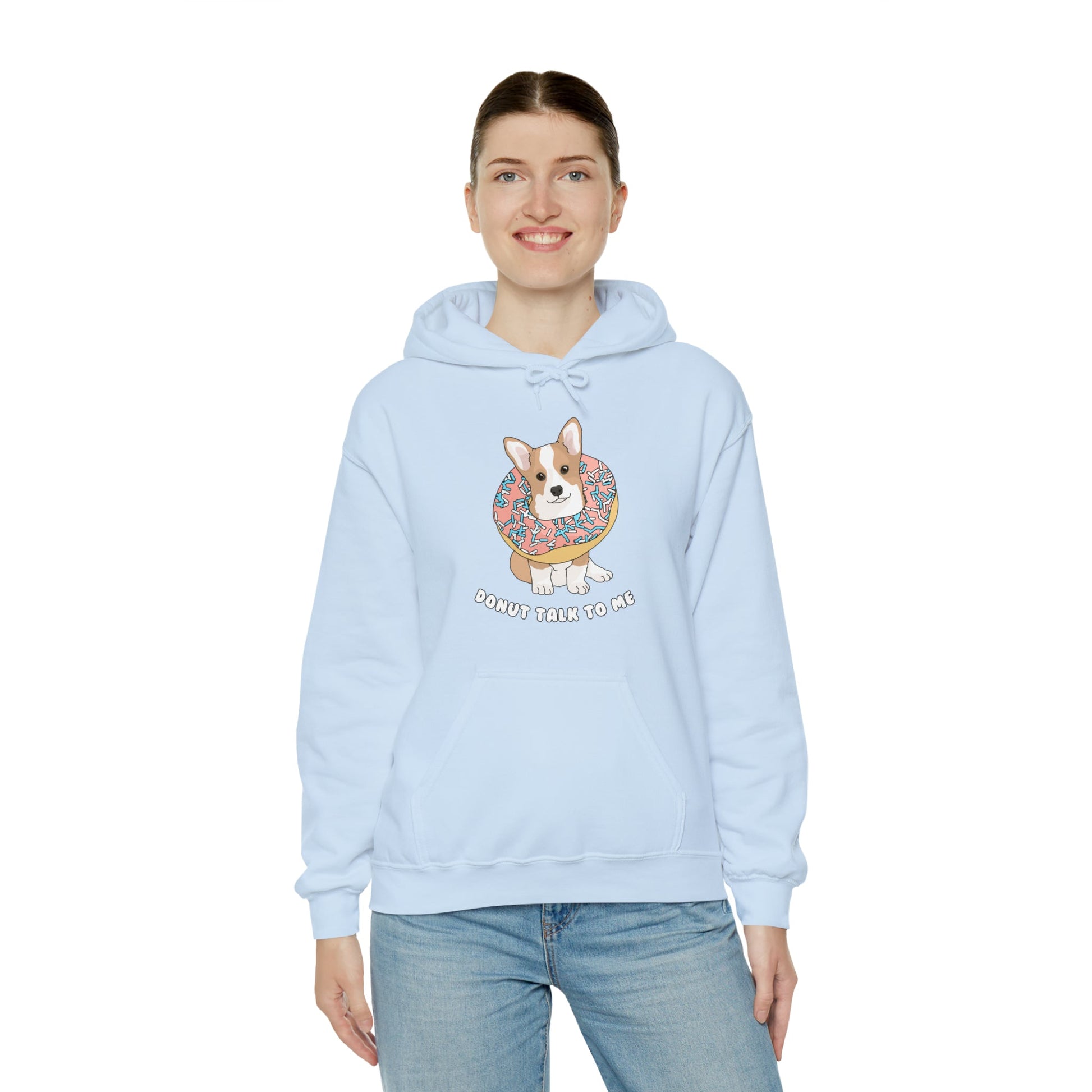 Donut Talk To Me | Hooded Sweatshirt - Detezi Designs-28293848691233524693