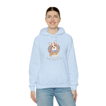 Donut Talk To Me | Hooded Sweatshirt - Detezi Designs-28293848691233524693