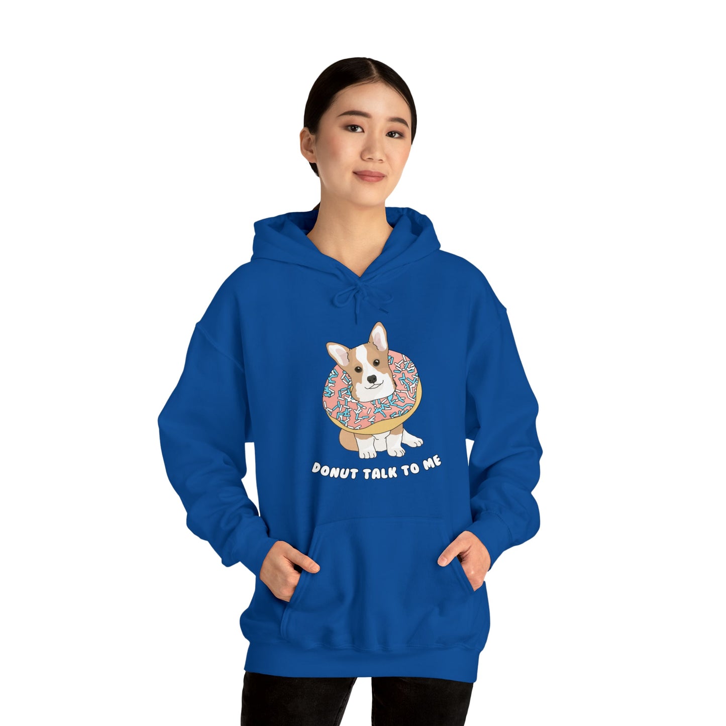 Donut Talk To Me | Hooded Sweatshirt - Detezi Designs-28293848691233524693