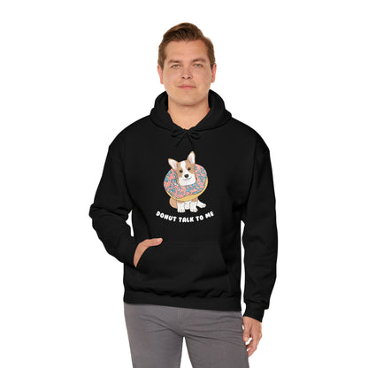 Donut Talk To Me | Hooded Sweatshirt - Detezi Designs-28293848691233524693