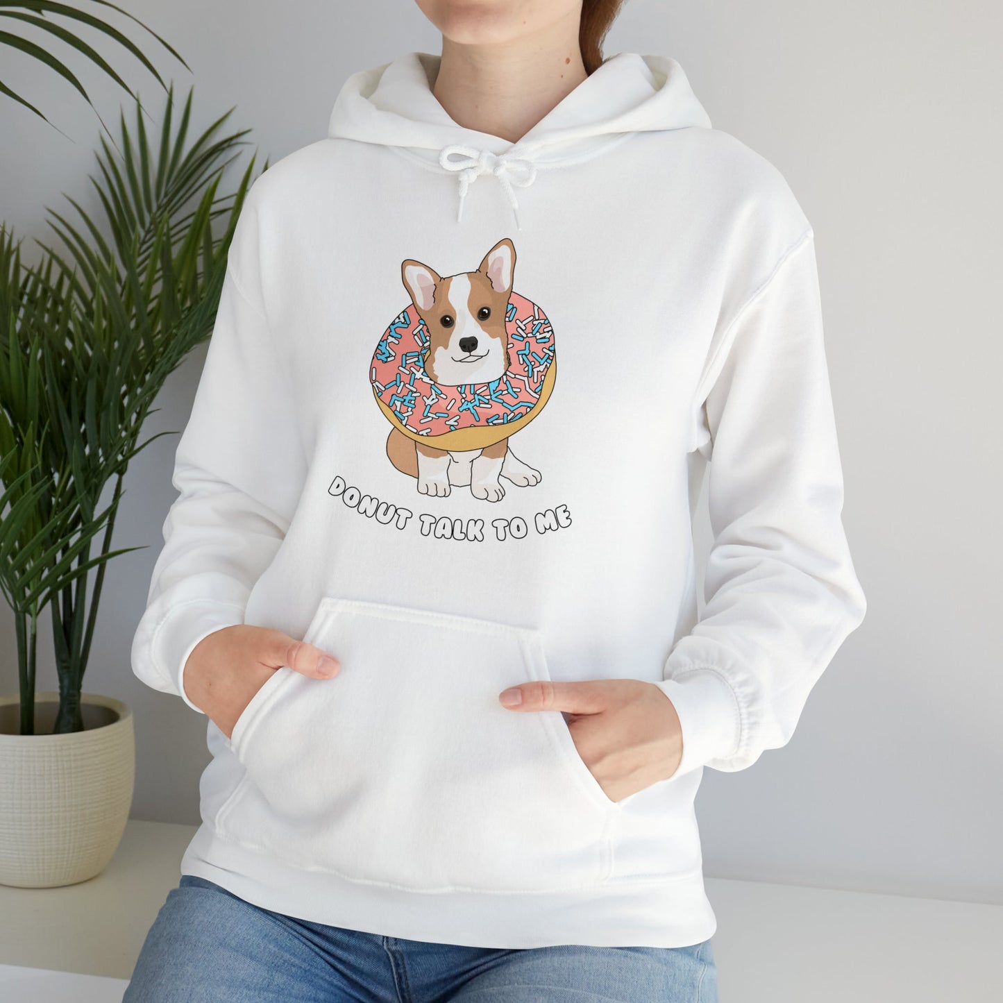 Donut Talk To Me | Hooded Sweatshirt - Detezi Designs-28293848691233524693