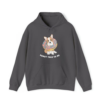 Donut Talk To Me | Hooded Sweatshirt - Detezi Designs-29337767735019674317