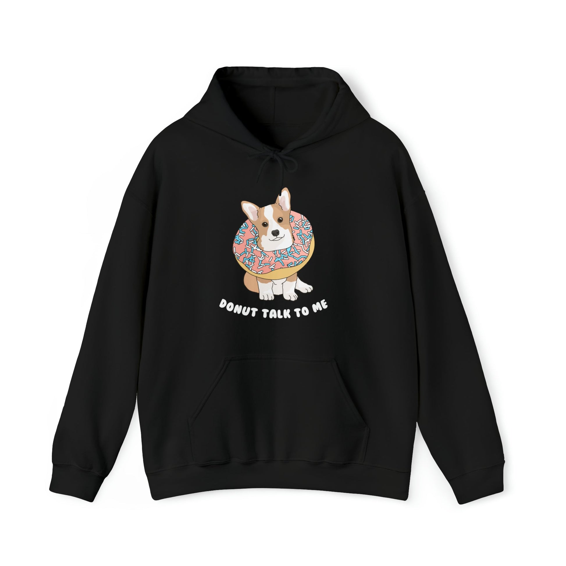 Donut Talk To Me | Hooded Sweatshirt - Detezi Designs-33959267922818426195