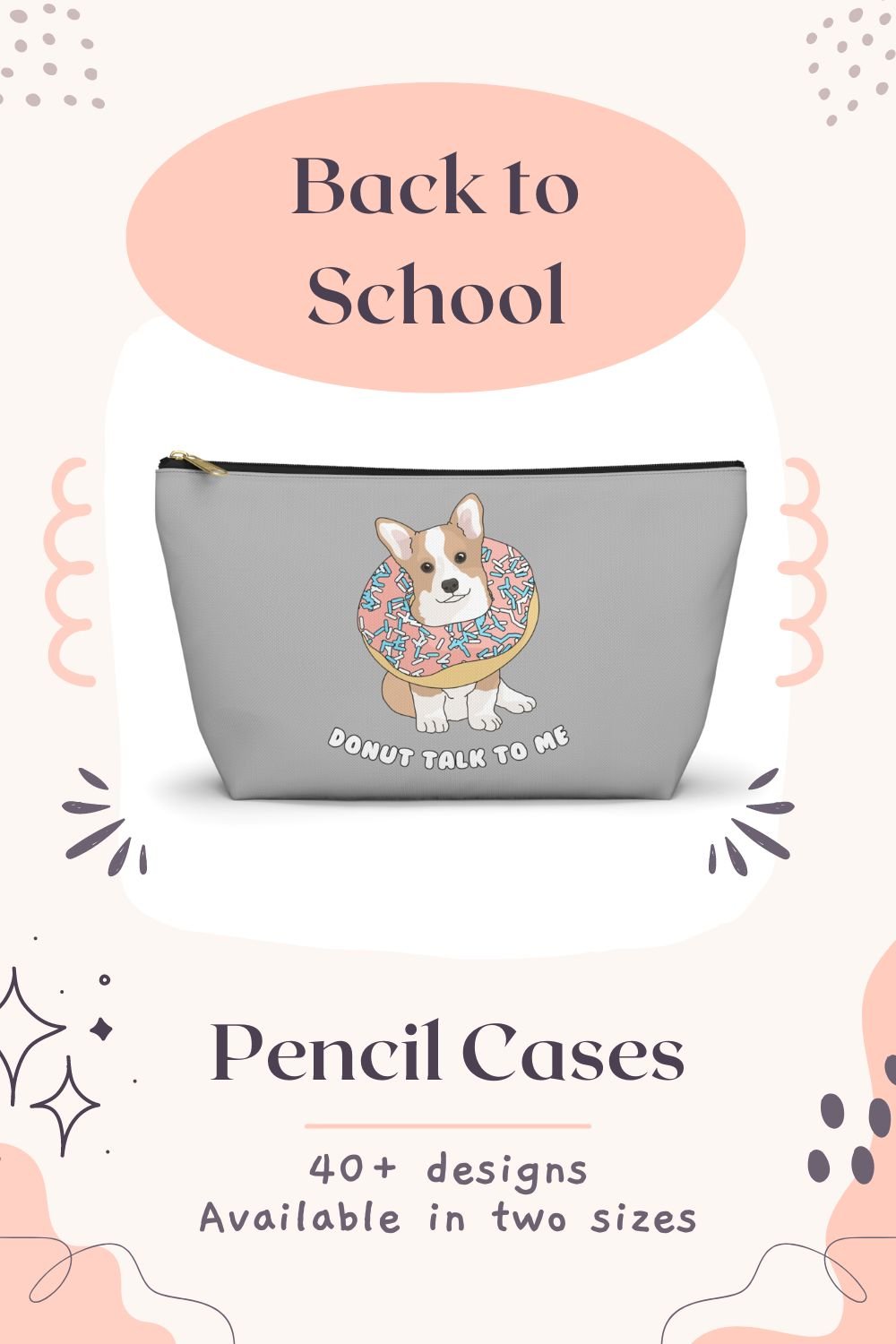 Donut Talk To Me | Pencil Case - Detezi Designs-18895246341455155781