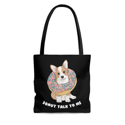 Donut Talk To Me | Tote Bag - Detezi Designs-12318218638273296668