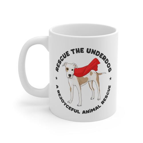 Dougie | FUNDRAISER for A Rejoyceful Animal Rescue | Mug - Detezi Designs-22470936530365001218