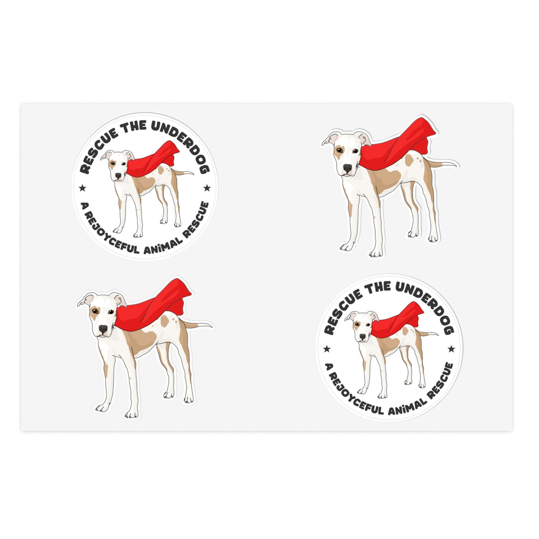 Dougie | FUNDRAISER for A Rejoyceful Animal Rescue | Sticker Sheets - Detezi Designs-33145866738280425550