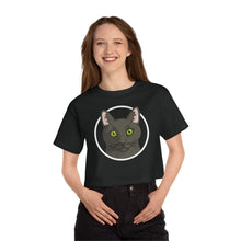Load image into Gallery viewer, DSH Black Cat | Champion Cropped Tee - Detezi Designs-18088330332072245962
