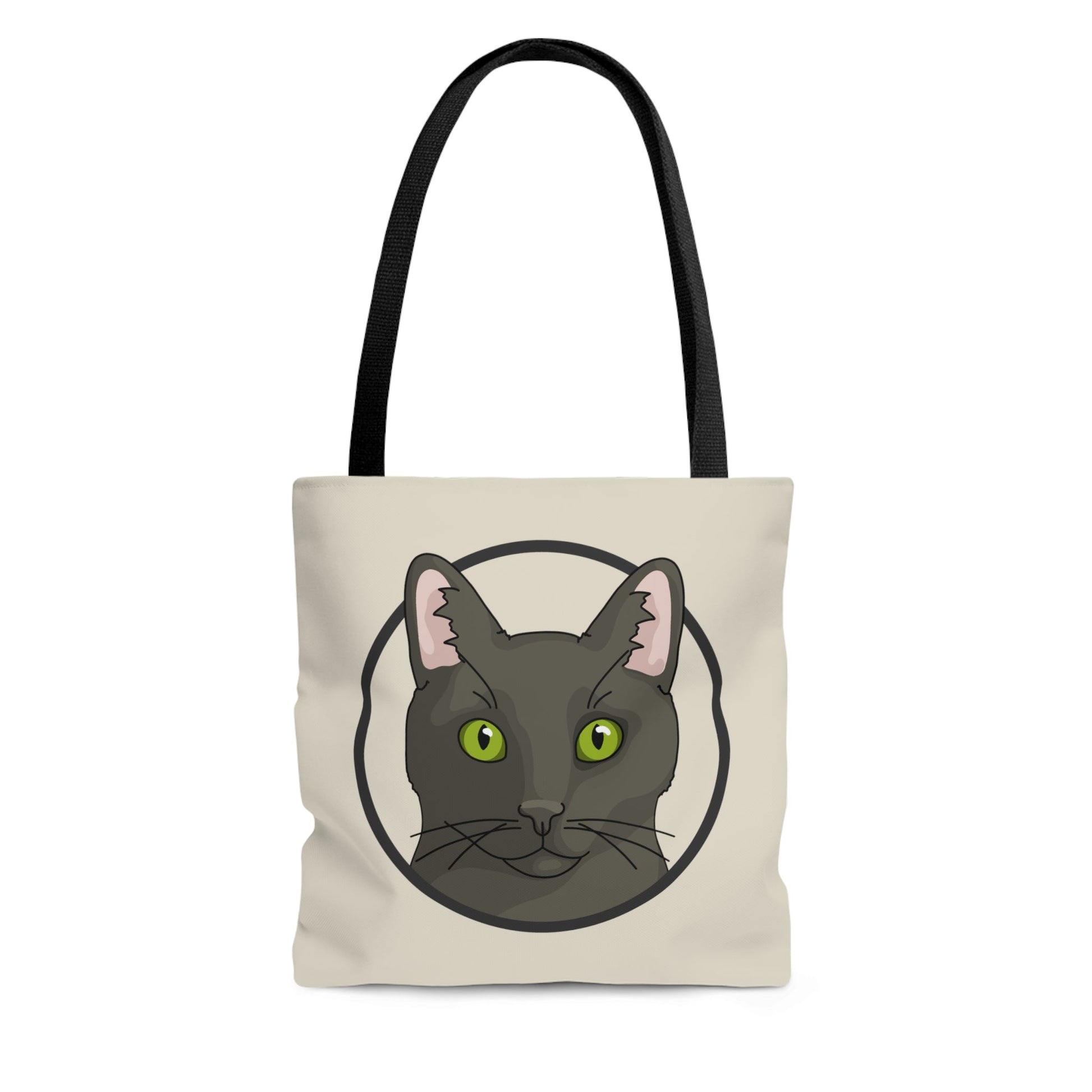 DSH Black Cat Circle | Tote Bag - Detezi Designs-10088277219645513849