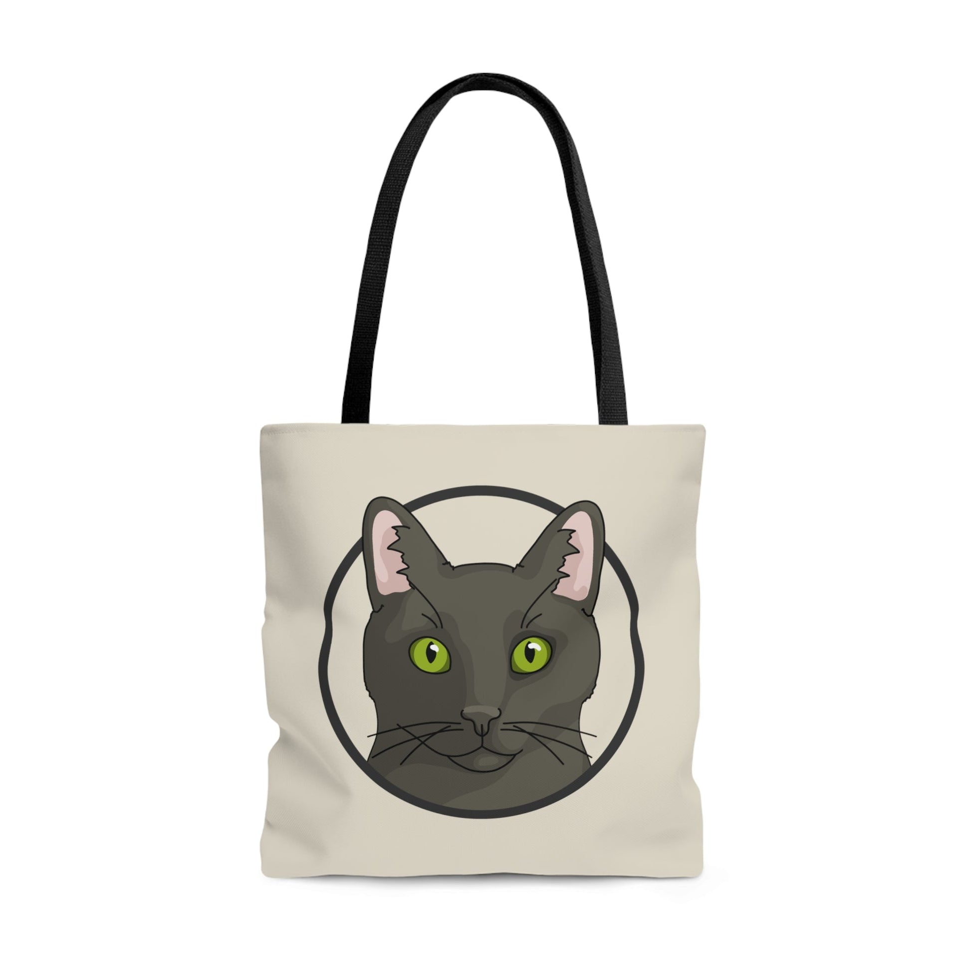 DSH Black Cat Circle | Tote Bag - Detezi Designs-15870618479178082529