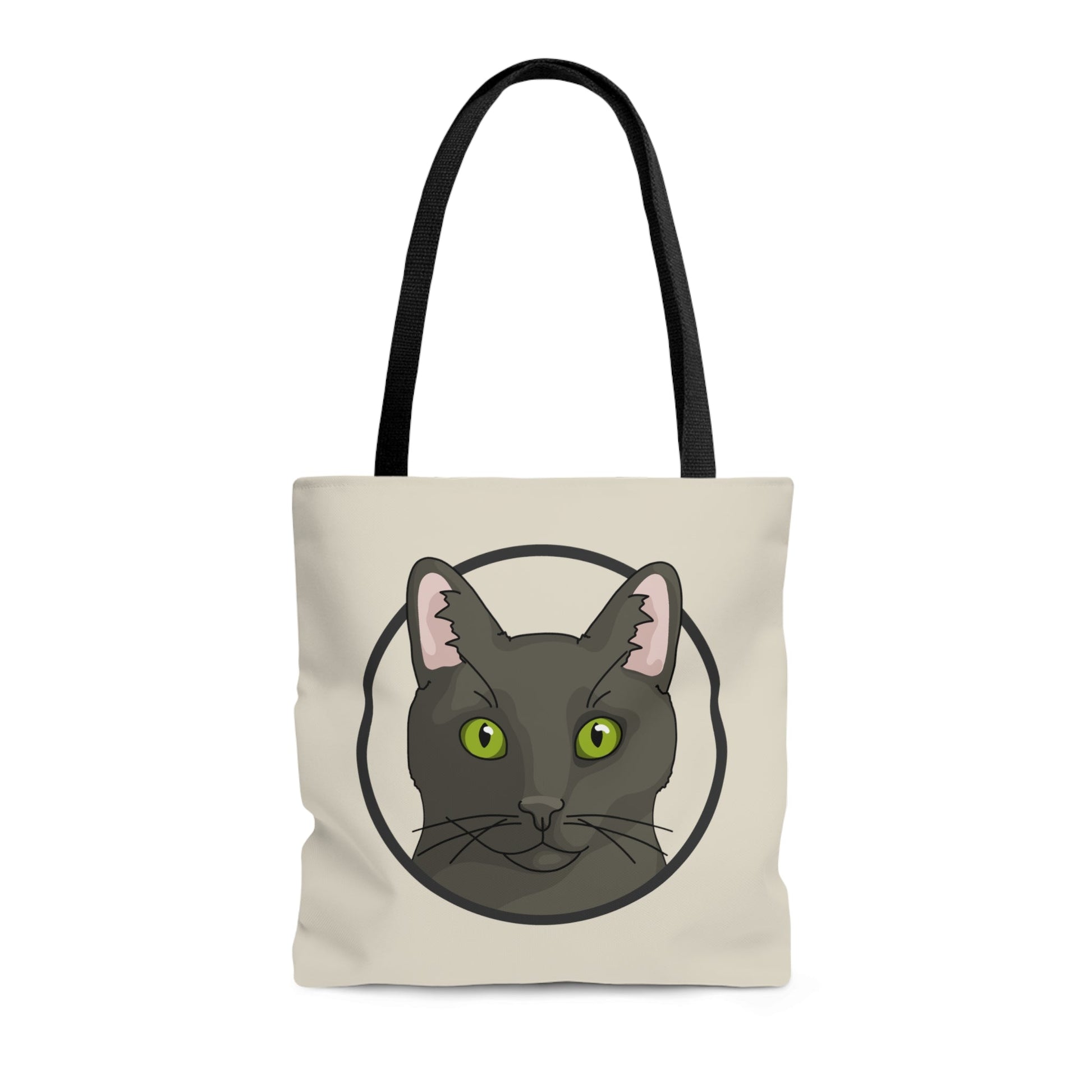 DSH Black Cat Circle | Tote Bag - Detezi Designs-38913470752295705693