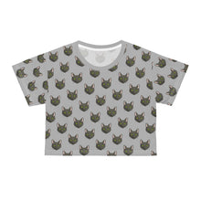 Load image into Gallery viewer, DSH Black Cat Faces | Crop Tee - Detezi Designs-GR001
