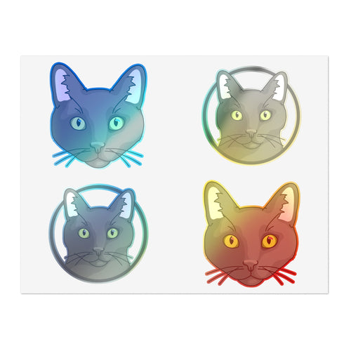 DSH Black Cat | Sticker Sheet - Detezi Designs-27412649392131754952