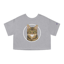 Load image into Gallery viewer, DSH Tabby | Champion Cropped Tee - Detezi Designs-79388668315542100292
