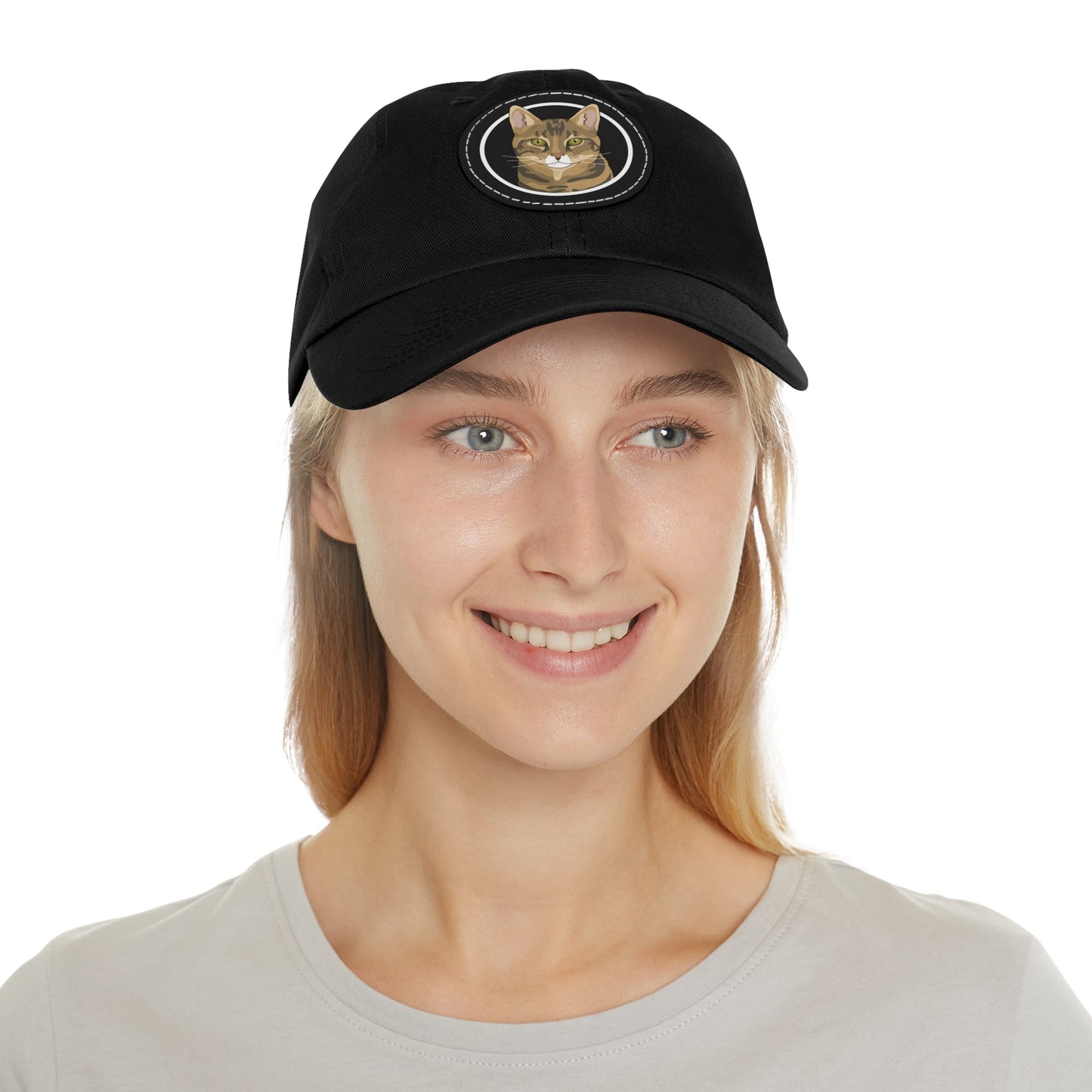 DSH Tabby Circle | Dad Hat - Detezi Designs-75531888820584508771