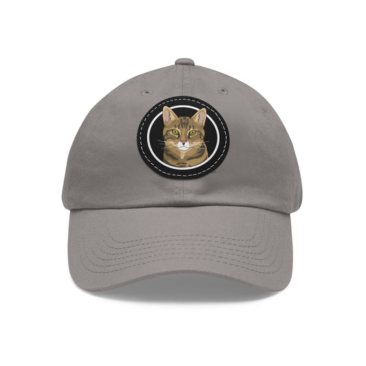 DSH Tabby Circle | Dad Hat - Detezi Designs-81524107714699642122