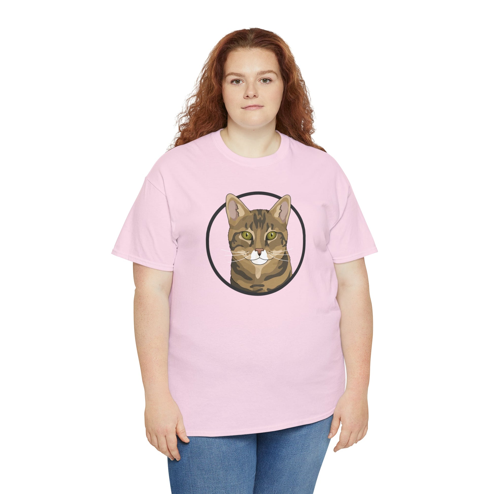 DSH Tabby Circle | T-shirt - Detezi Designs-12301861710681579802