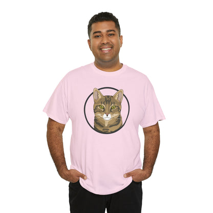 DSH Tabby Circle | T-shirt - Detezi Designs-12301861710681579802