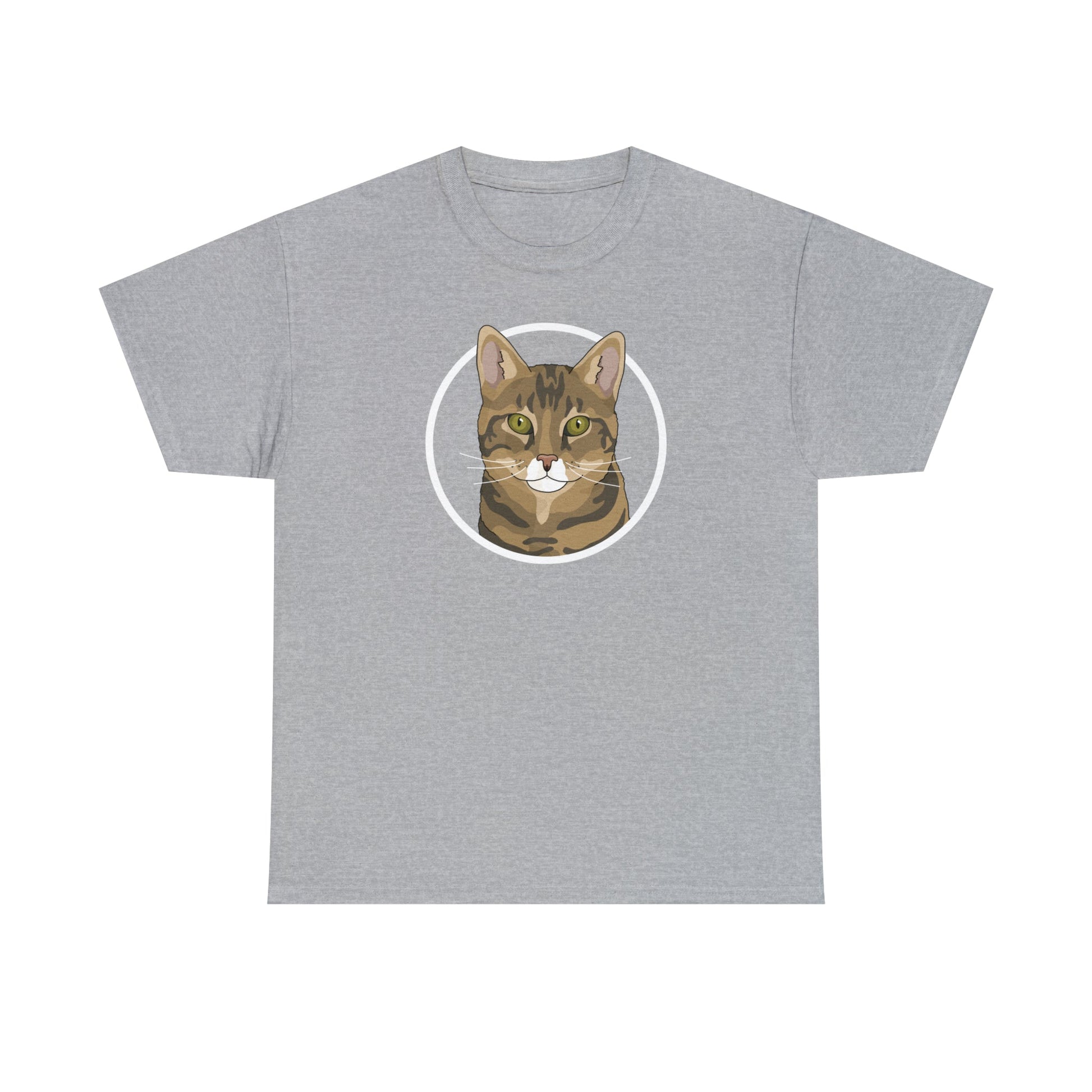 DSH Tabby Circle | T-shirt - Detezi Designs-12301861710681579802