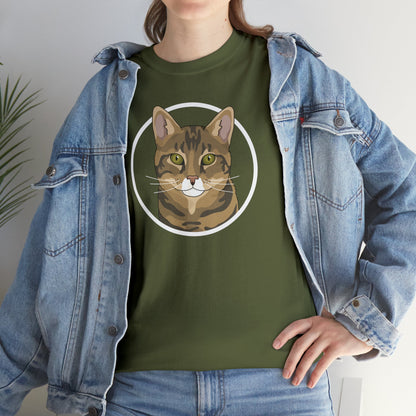 DSH Tabby Circle | T-shirt - Detezi Designs-12301861710681579802