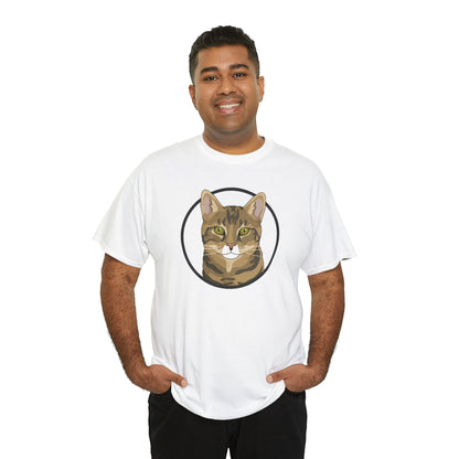 DSH Tabby Circle | T-shirt - Detezi Designs-12301861710681579802