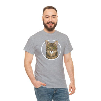 DSH Tabby Circle | T-shirt - Detezi Designs-12301861710681579802