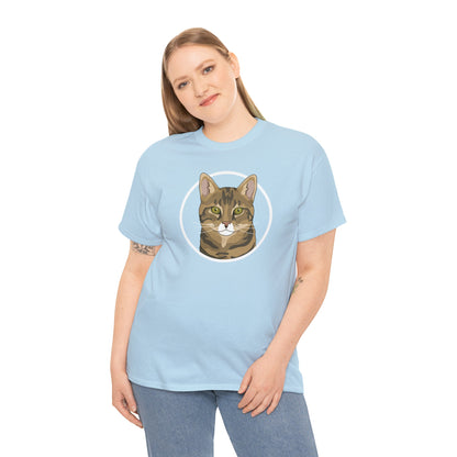 DSH Tabby Circle | T-shirt - Detezi Designs-12301861710681579802