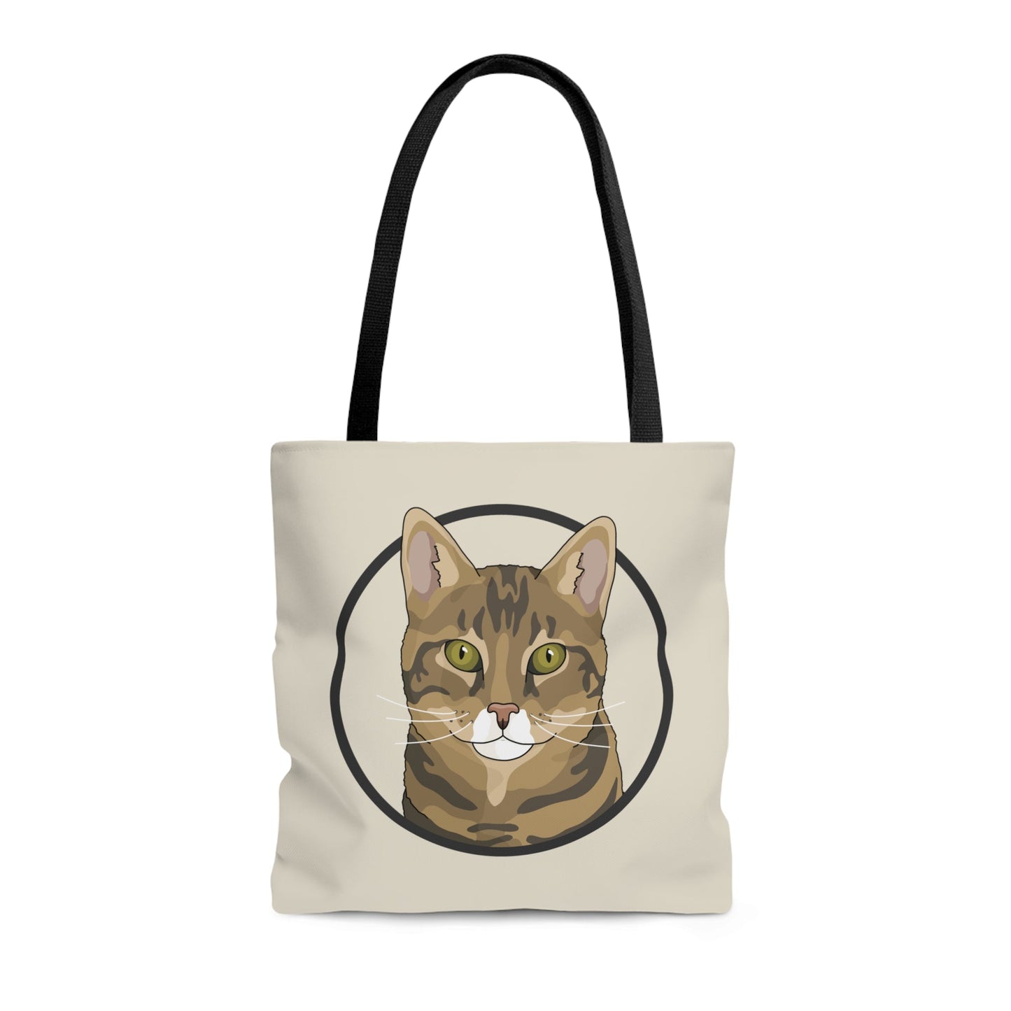 DSH Tabby Circle | Tote Bag - Detezi Designs-25506470133496972125